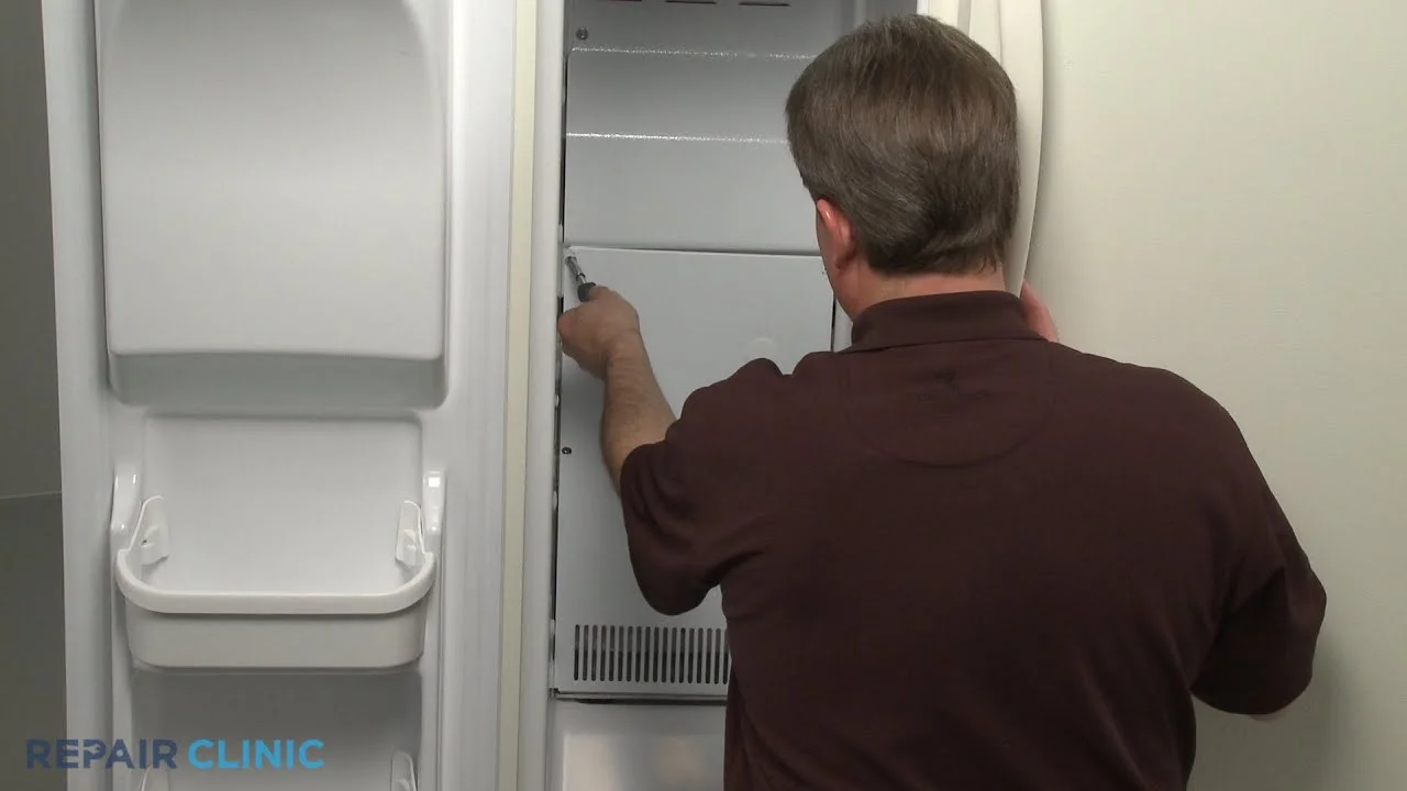 removing-the-frigidaire-freezer-back-panel